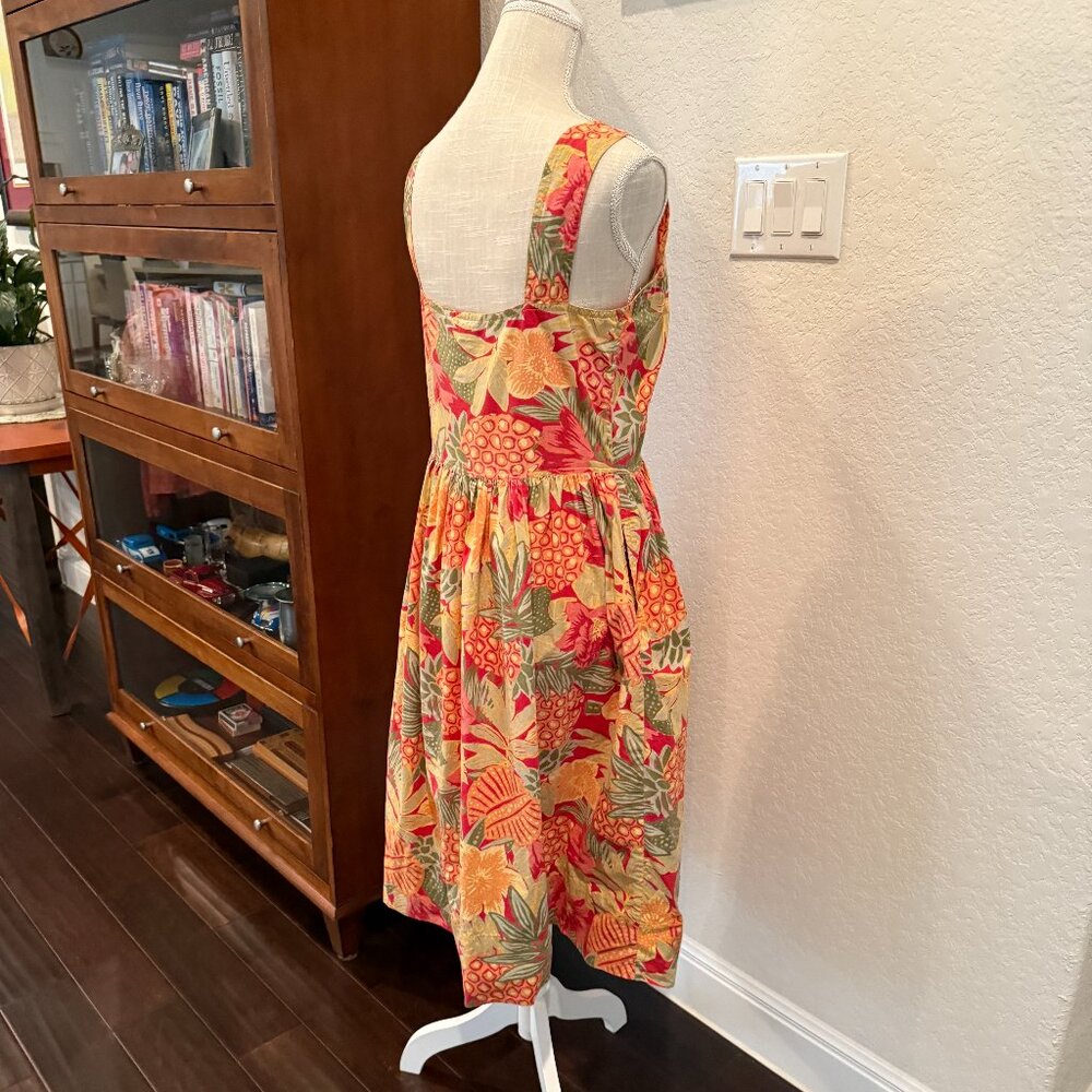 NOUVEAU FACES Vintage Button Front Sun Dress - Picture 5 of 9